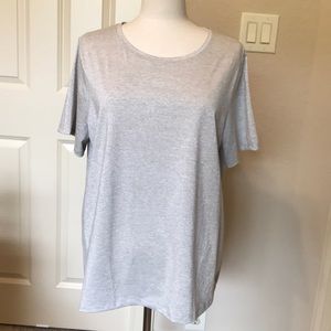 Talbots Woman metallic tee Sz 2X